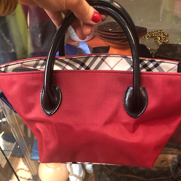 Burberry Handbags - Pristine Burberry Red Bag